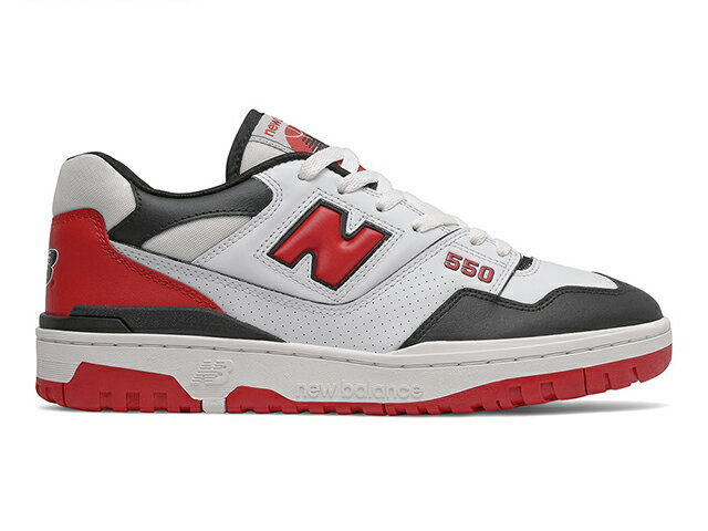 NEW BALANCE BB550HR1ニューバランス メンズカジュアルシューズWhite/Red #100のサムネイル