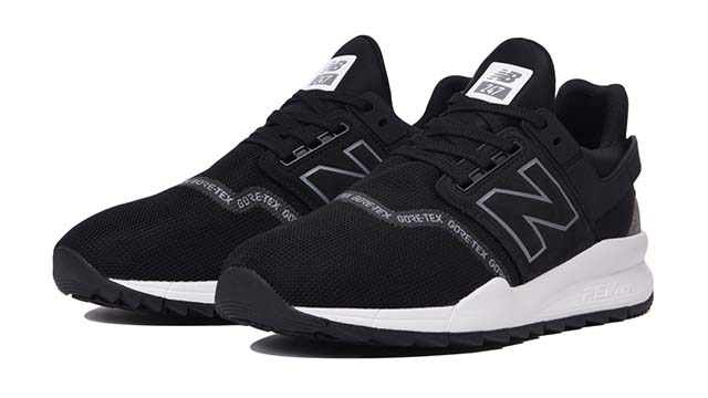 NEW BALANCE MS247GTX BLACK/WHITE【GORE-TEX】【ゴアテックス】ニューバランス MS247GTX 黒白