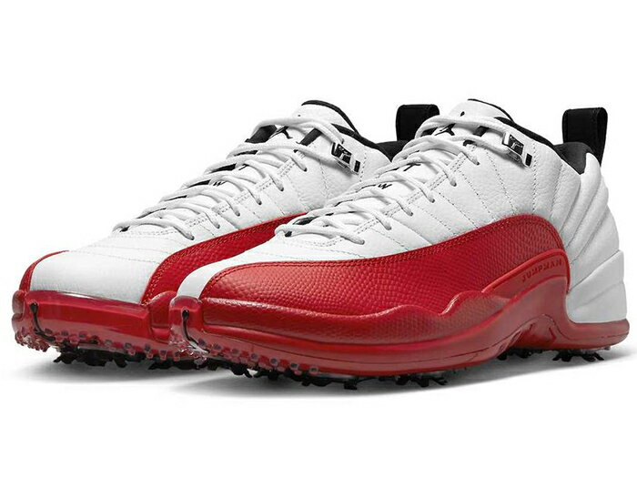 NIKE JORDAN XII LOW GOLF SHOESナイキ ジョーダン 12 ロー ゴルフ 白赤