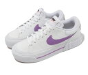 NIKE WMNS COURT LEGACY LIFTナイキ ウィメンズ コート レガシー リフト白紫 White/Rush Fuchsia 23-10-S#7...