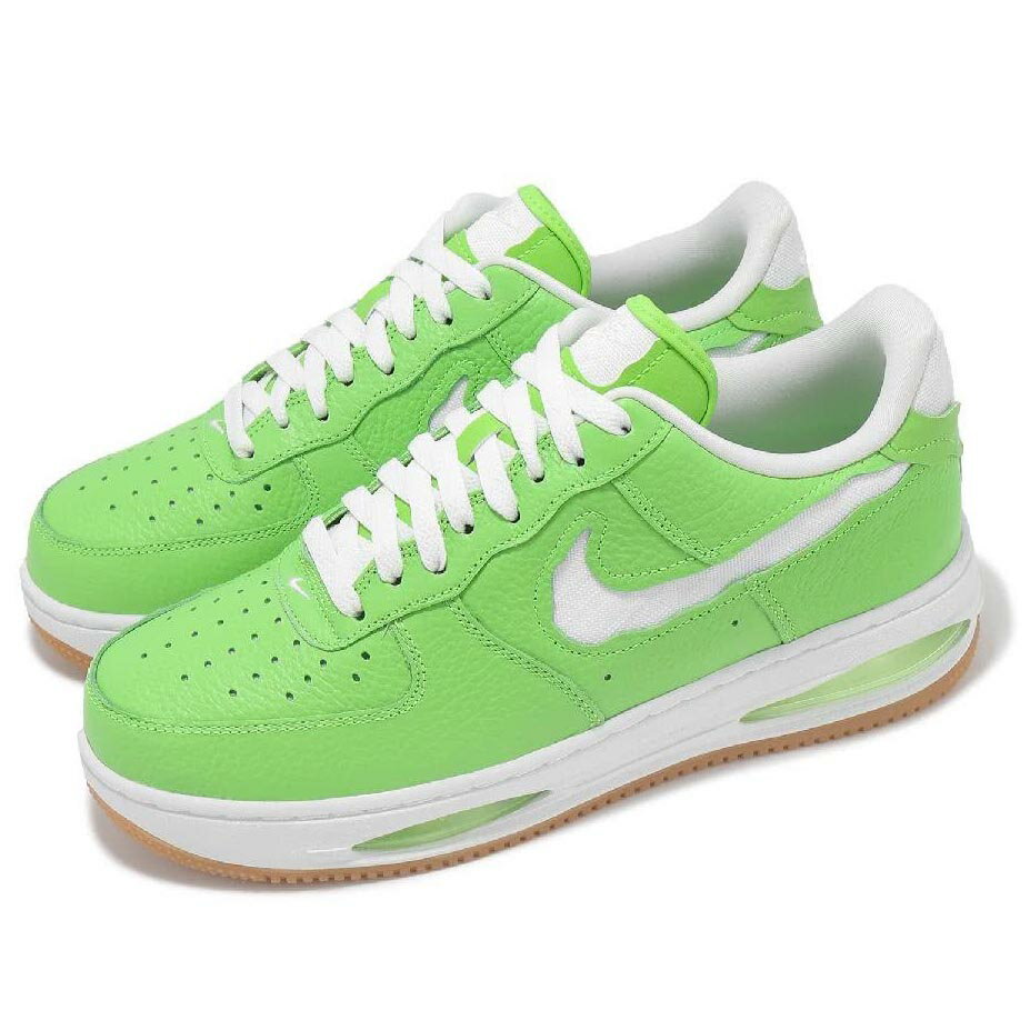 Rakuten - ナイキ NIKE AIR FORCE 1 LOW EVO エア フォース 1 ロー エヴォアクション グリーン/ライトレモンツイスト/ガムイエロー/ホワイト 24-09-S#80