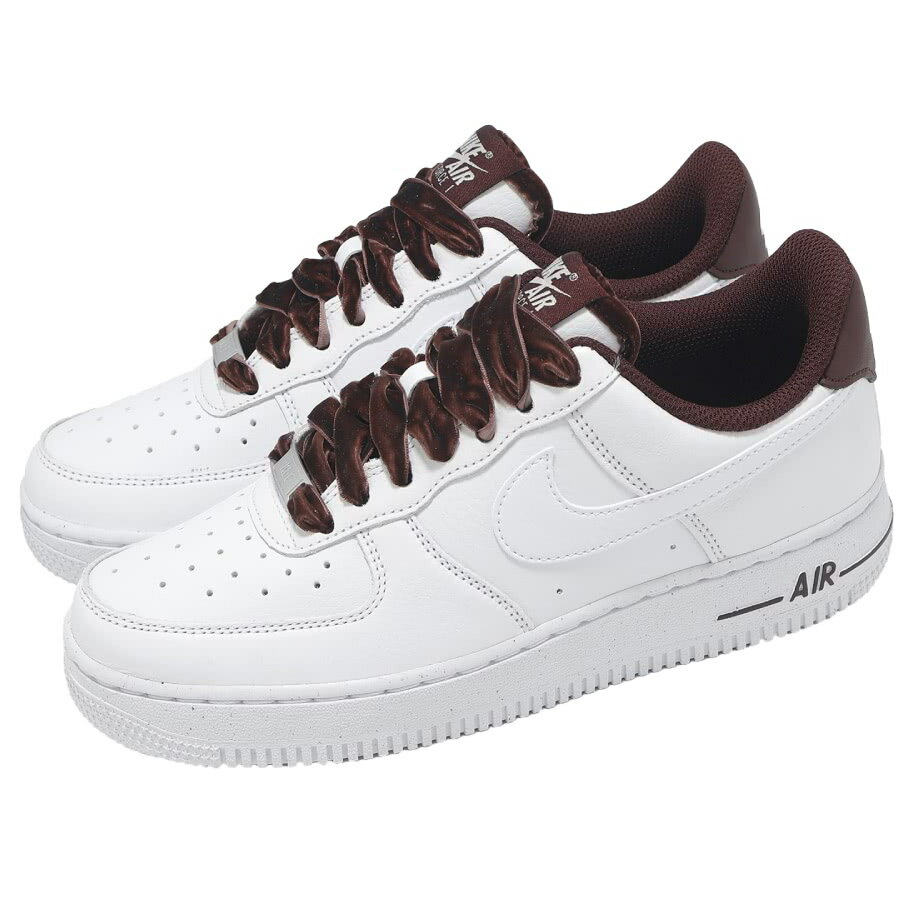 NIKE WMNS AIR FORCE 1 VINTAGEナイキ ウィメンズ エア フォース 1 ビンテージ白バーガンティー BURGUNDY CRUSH/WHITE 26-02 #80