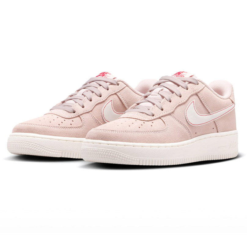 Rakuten - NIKE AIR FORCE 1 LV8 1 GSナイキ エア フォース 1 LV8 GSピンク赤 Silt Red University Red Sail 26-02 #80