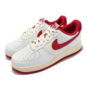 NIKE AIR FORCE 1 LV8 iCL GA tH[X 1 LV8 WHITE/RED -J