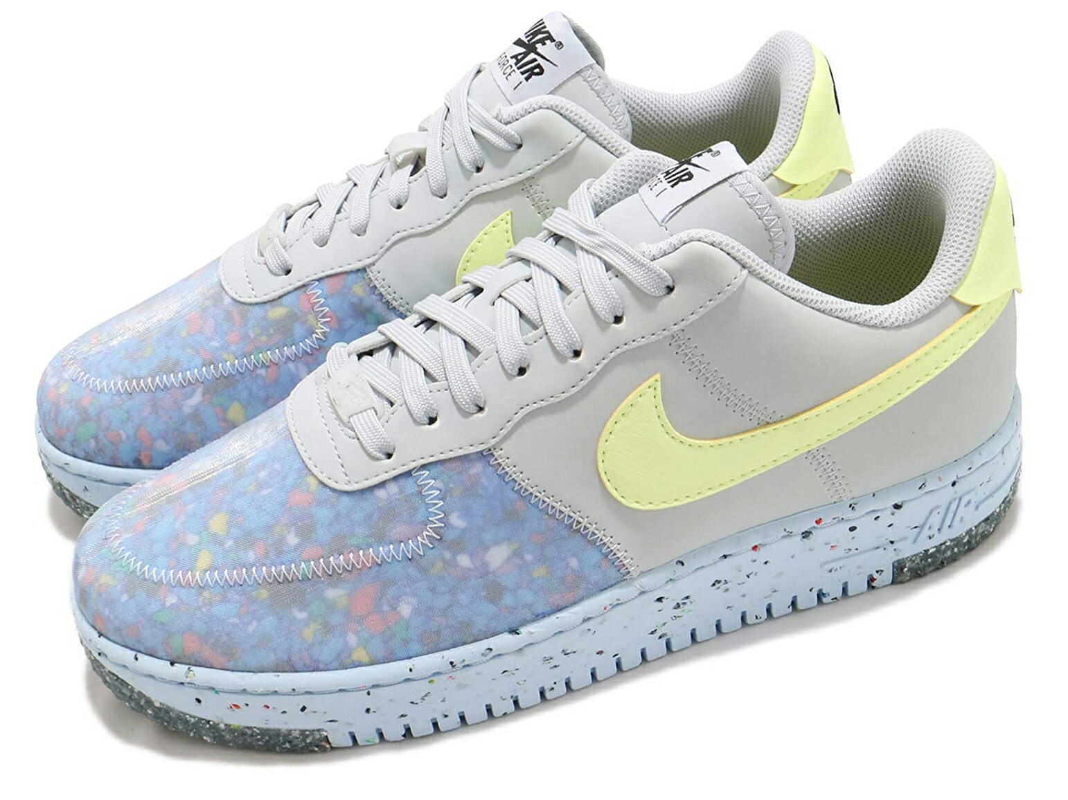 NIKE AIR FORCE 1 CRATERナイキ エア フォース 1 クレーター メンズ カジュアル シューズBlue. ColorwayPure Platinum/Barely Volt/ 20-10-0009#70