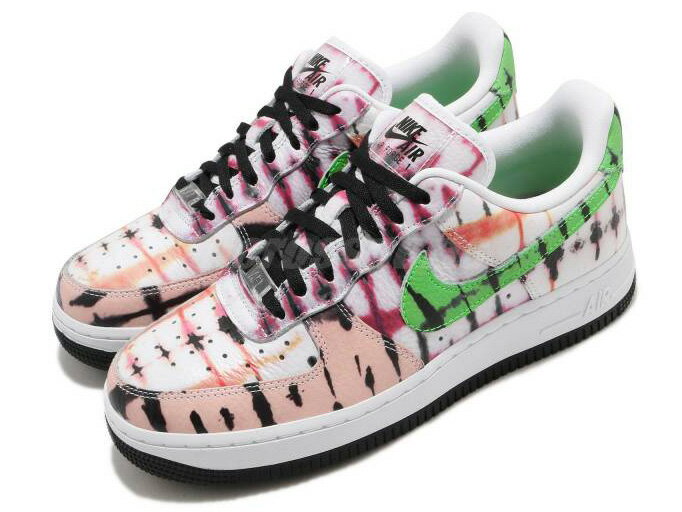 NIKE WMNS AIR FORCE 1 07 QSナイキ ウィメンズ エア フォース 1 '07 QS【TIE-DYE】【タイダイ】Washed Coral/Green Strike