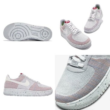 NIKE AIR FORCE 1 CRATER FLYKNITナイキ エア フォース 1 クレーター フライニット メンズ カジュアル シューズウルフグレー/ピュアプラチナム/ジムレッド/ホワイト