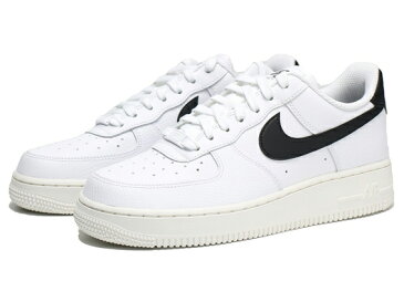 NIKE WMNS AIR FORCE 1 07 LEナイキ ウィメンズ エア フォース 1 07 LE白黒 Summit White Black -J