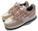 NIKE WMNS AIR FORCE 1 07 LX ナイキ ウィメンズエアフォース 1 07 LX オートミール白赤 SAIL/WHITE-QATMEAL 22-01-T#100