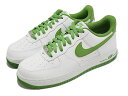 NIKE AIR FORCE 1 LOW 07iCL GAtH[X 1 '07 WHITE CHLOROPHYLL GREEN 22-05-S#80