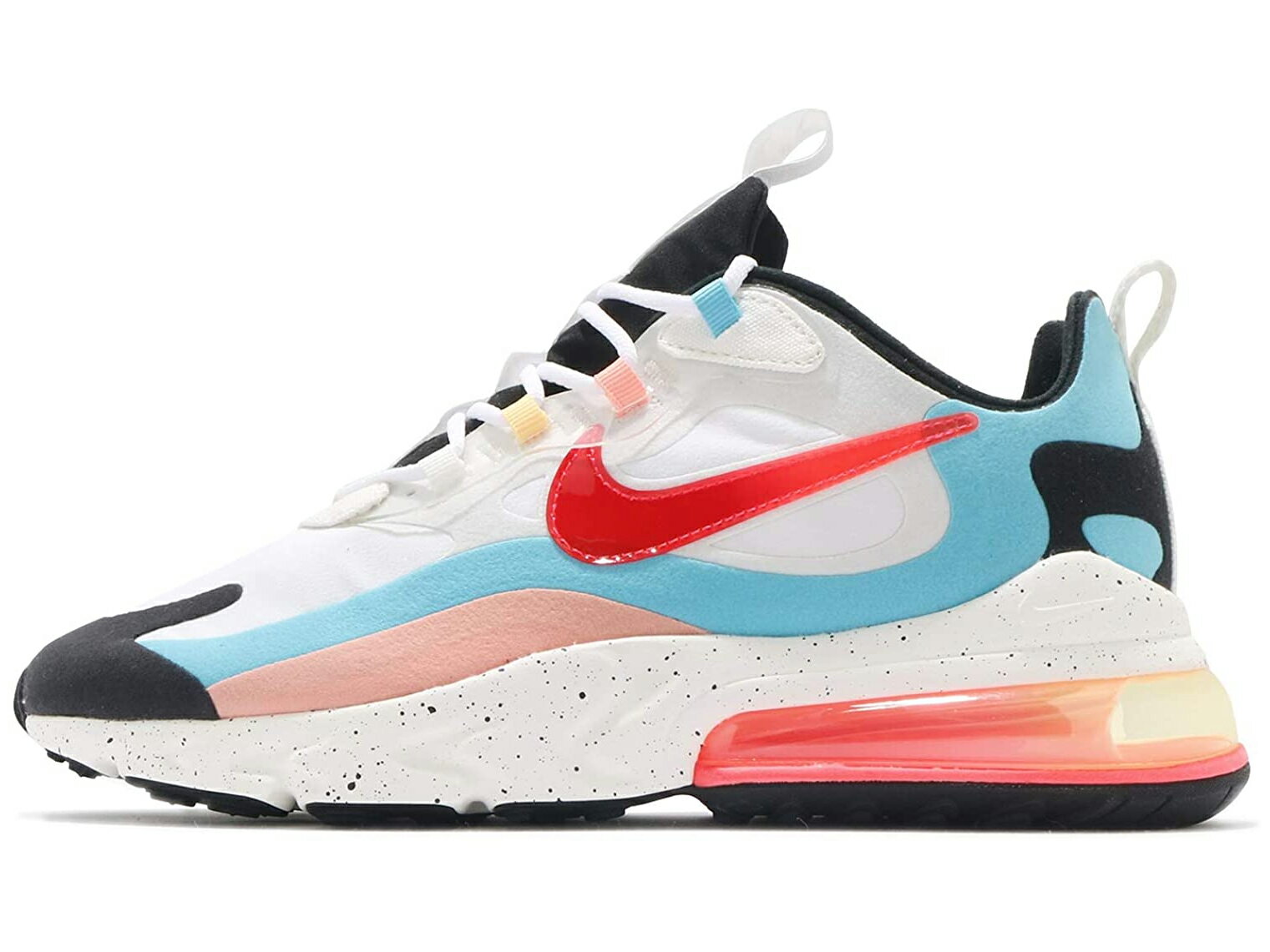 NIKE AIR MAX 270 REACT Future Is In The Airナイキ エア マックス 270 リアクト メンズ カジュアル シューズWHITE/INFRARED-SUMMIT WHITE 21-01-0255#70