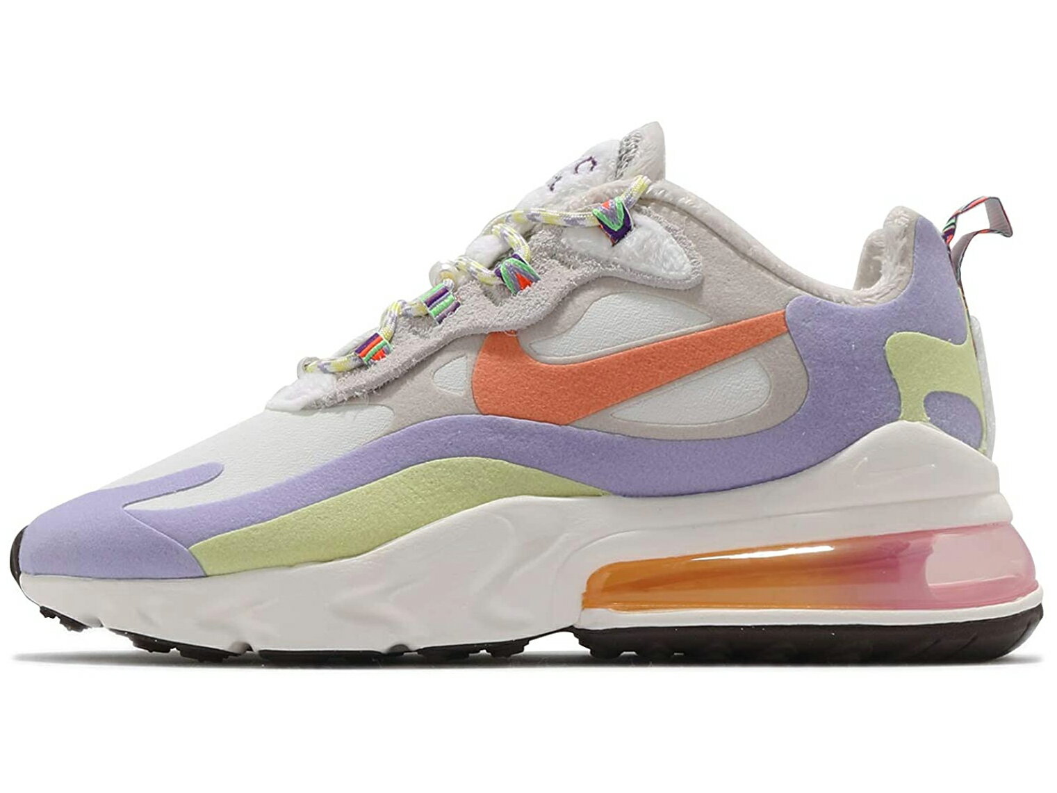 NIKE W AIR MAX 270 REACT Mountain Climbingナイキ エア マックス 270 リアクト レディース カジュアル シューズWhite/Beige-Multi 21-01-086#70