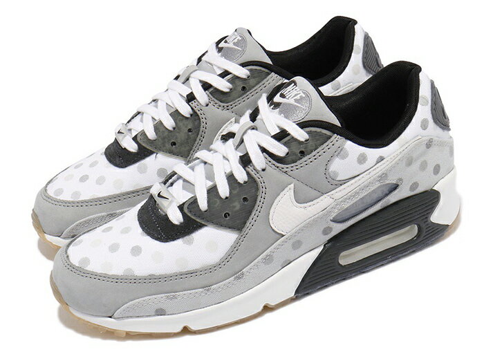 NIKE AIR MAX 90 NRG【White Polka】ナイキ エアマックス 90 NRG【ホワイト ポルカ】灰白ドット Summit White / White -Grey Fog