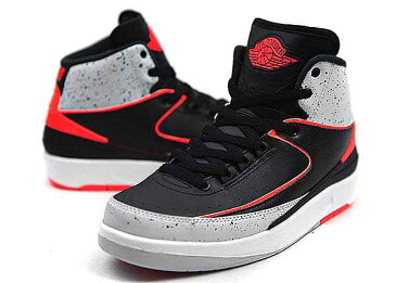 NIKE JORDAN 2 RETRO BG(GS)blk/infrared 23-pr pltnm-wht ナイキ ジョーダン 2 レトロBG（GS）