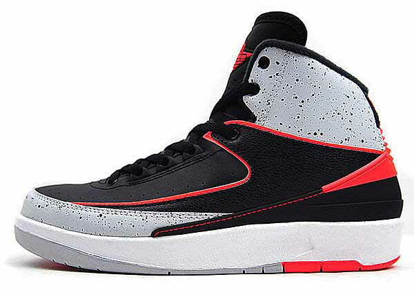 NIKE JORDAN 2 RETRO BG(GS)blk/infrared 23-pr pltnm-wht ナイキ ジョーダン 2 レトロBG（GS）