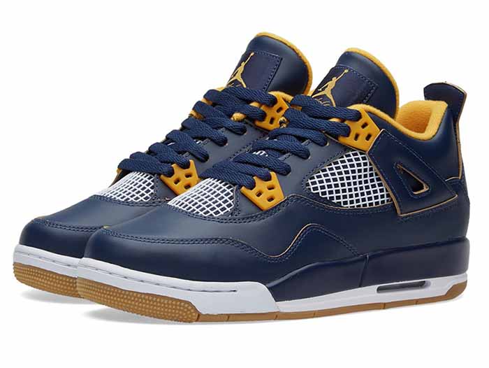 NIKE AIR JORDAN 4 RETRO BG【DUNK FROM ABOVE】【ダンクフロムアボーブ】ナイキ エア ジョーダン 4 レトロ BG 紺黄白