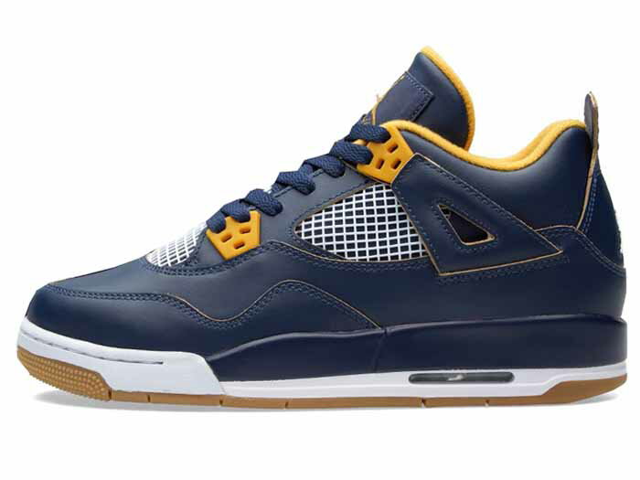 NIKE AIR JORDAN 4 RETRO BG【DUNK FROM ABOVE】【ダンクフロムアボーブ】ナイキ エア ジョーダン 4 レトロ BG 紺黄白