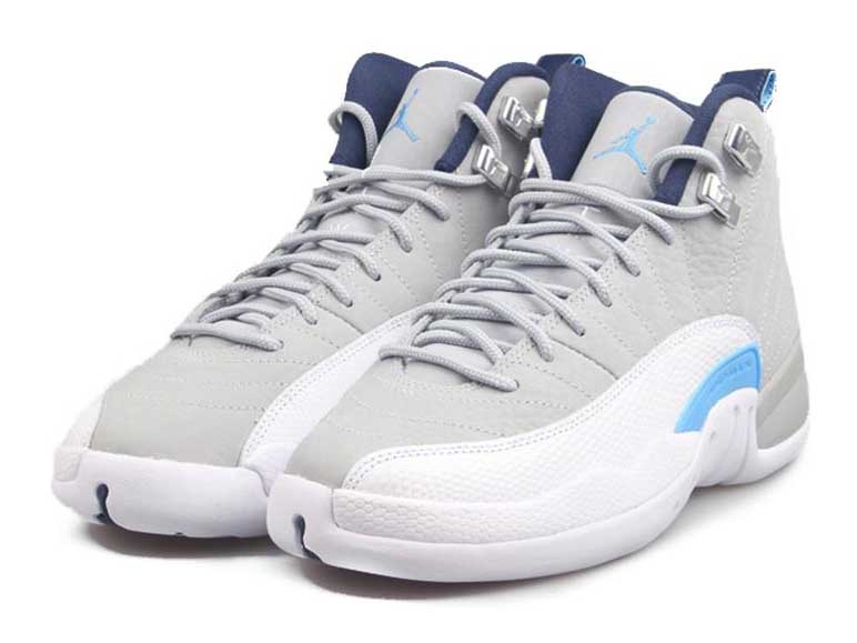 NIKE AIR JORDAN 12 RETRO BG【UNC】【WOLF GREY】ナイキ エア ジョーダン 12 レトロ BG ウルフグレイ