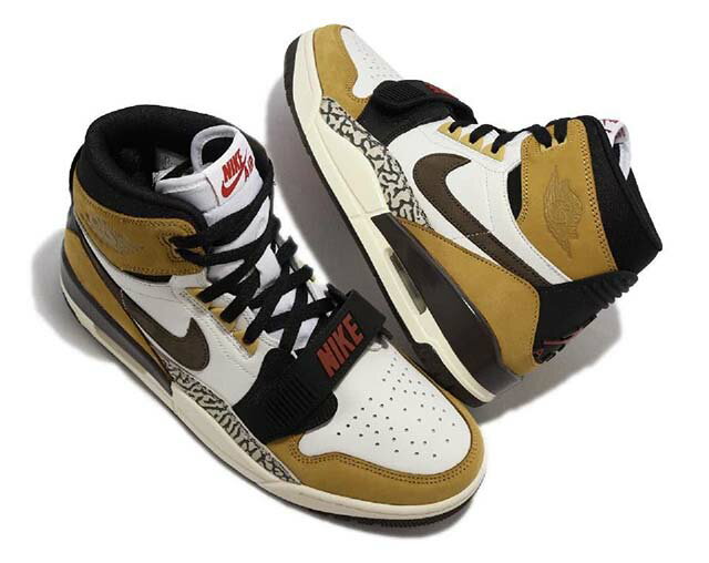 NIKE AIR JORDAN LEGACY 312 ナイキ エア ジョーダン レガシー 312 白茶黒 WHITE BROWN WHEAT 21-11-T#70 -J