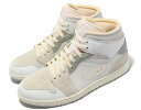 NIKE AIR JORDAN 1 MID SE CRAFTiCL GA W[_ 1 ~bh SE NtgD WHITE GREY 22-05-S#100