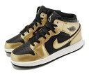 NIKE AIR JORDAN 1 MID SE GSiCL LbYAfB[XV[YGOLD 22-12-S #100