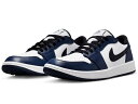 NIKE AIR JORDAN 1 LOW GOLFナイキ エア ジョーダン 1 ロー ゴルフ 白紺 white/black-midnight navy