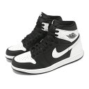 NIKE AIR JORDAN 1 RETRO HIGH OGiCL Y oXPbg{[ V[Y BLACK WHITE 24-02-S#100