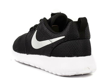 NIKE WMNS ROSHE ONEBLACK/WHITE/METALLIC PLATINUMナイキ ウィメンズ ローシワン 黒白銀