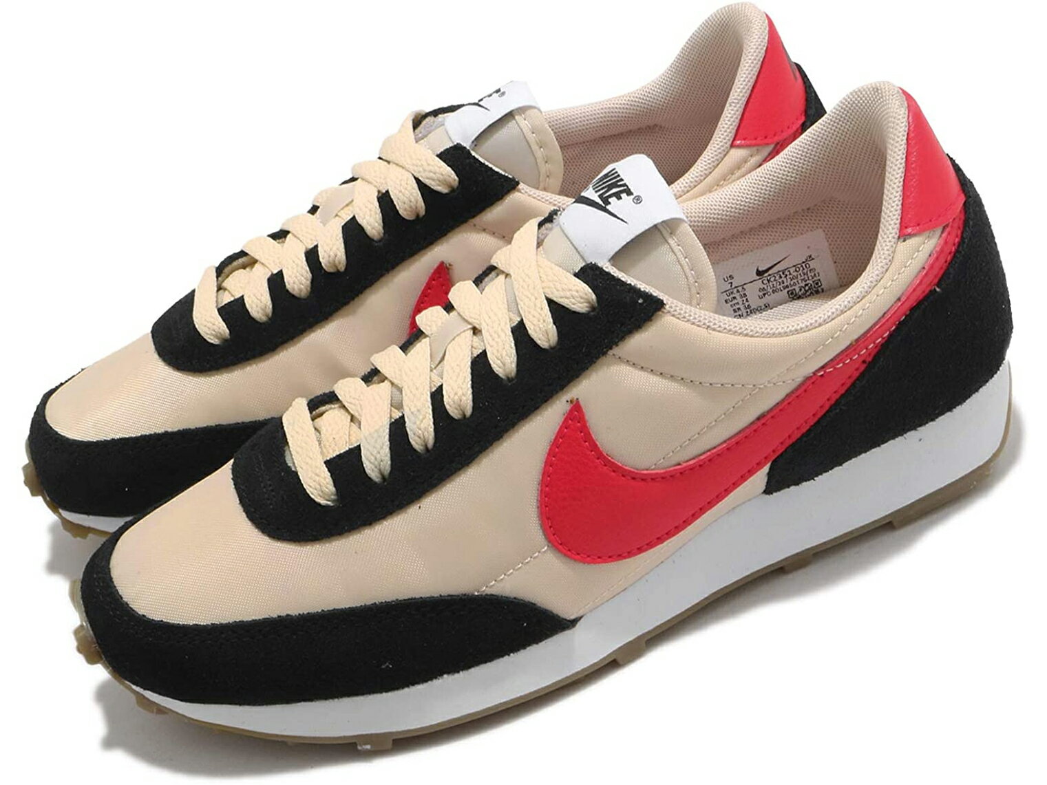 NIKE WMNS DAYBREAKナイキ ウィメンズ ディブレイク レディース カジュアル シューズ黒赤 Black/Pearl White/White/Siren Red 21-02-0273#70