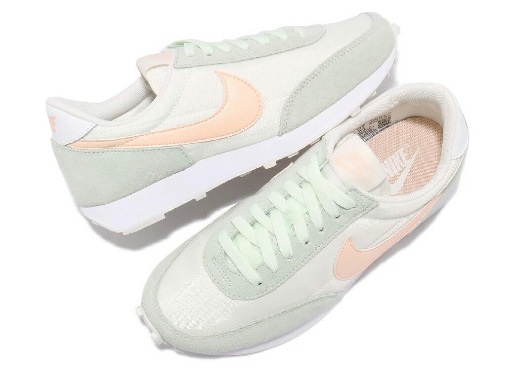 NIKE WMNS DAYBREAKナイキ ウィメンズ ディブレイク白ピンクミント Sail/Barely Green/Summit White/Crimson Tint 21-08-024#80 -J