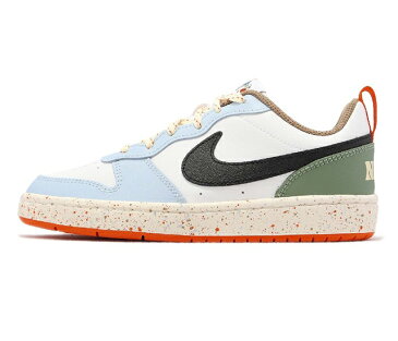NIKE COURT BOROUGH LOW 2 GSナイキ コート バーロウ ロー 2 GS 白青緑 WHITE BLUE 22-08-S #80