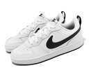 NIKE COURT BOROUGH LOW 2 GSiCL R[g o[E [ 2 GS White Black 23-02-S #70