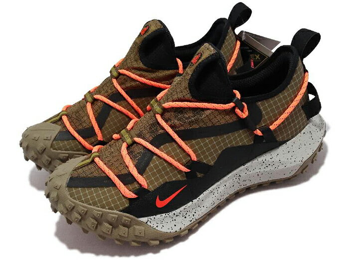 NIKE ACG MOUNTAIN FLY LOW【GORE-TEX】【ゴアテックス】ナイキ ACG マウンテン フライ ローヘーゼル ラッシュ/ブラック/カーキ/アトミック オレンジ