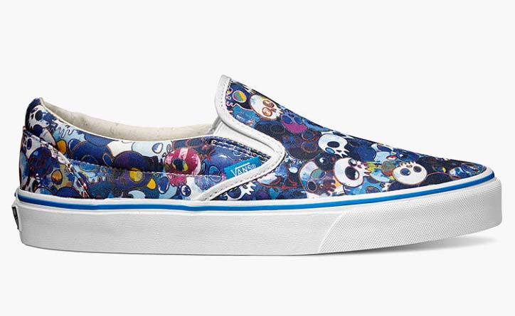 VANS VAULT CLASSIC SLIP-ON LX 【TAKASHI MURAKAMI】【村上隆】バンズ ボルト クラシック スリップオン スカル青