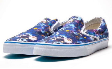 VANS VAULT CLASSIC SLIP-ON LX 【TAKASHI MURAKAMI】【村上隆】バンズ ボルト クラシック スリップオン スカル青