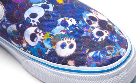 VANS VAULT CLASSIC SLIP-ON LX 【TAKASHI MURAKAMI】【村上隆】バンズ ボルト クラシック スリップオン スカル青