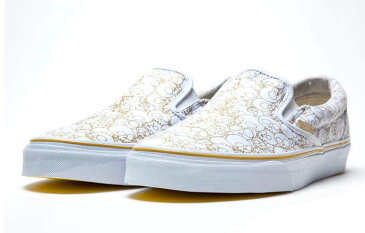 VANS VAULT CLASSIC SLIP-ON LX 【TAKASHI MURAKAMI】【村上隆】バンズ ボルト クラシック スリップオン スカル白金