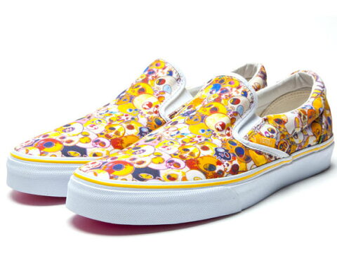 VANS VAULT CLASSIC SLIP-ON LX 【TAKASHI MURAKAMI】【村上隆】バンズ ボルト クラシック スリップオン スカル黄