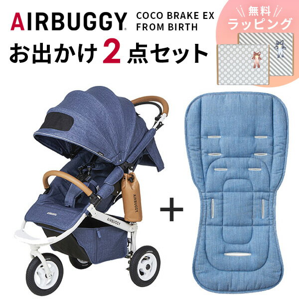 エアバギー ココ AirBuggyエアバギー ココ ブレーキモデル フロムバース / アースブルーストローラーマットSET AirBu…