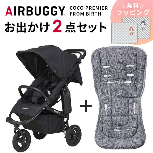 エアバギー ココ AirBuggyエアバギー ココ プレミア フロムバース / アースブラックストローラーマットSET AirBuggy …