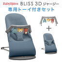 ベビービョルン バウンサーBliss ブリス 3Dジャージー / ダブブルー専用トーイ付きセット