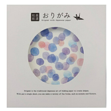 樂天商城 - 美濃和紙おりがみ【cool color】ブルー古川紙工　15センチ折り紙柄入り折り紙　かわいい紙ケース入りクラフト工作　かわいいおりがみ