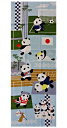【絵手ぬぐい スポーツパンダ】【捺染】【濱文様】通年柄てぬぐい パンダ柄