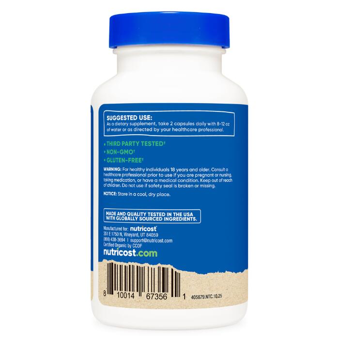 【Nutricost公式】 カムカム 120カプセル 1000mg 約60日分 非遺伝子組み換え グル...