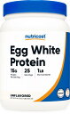 【Nutricost公式】エッグホワイトプロテインパウダー 454g - 卵白 ニュートリコスト ダイエット 運動サポート サプリメント 筋肉 タンパク質 Egg White Protein Powder 1LB
