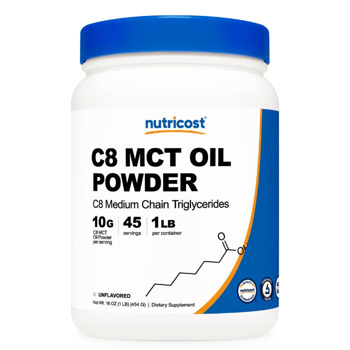 【Nutricost】 C8 MCT オイル パウダー 1L