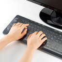 【最大777円OFFクーポン配布中】【訳あり 新品】薄くて高透明なキーボードマルチカバーで付属のアタッチメントであらゆる機種に簡単装着 FA-MULTI3 サン...