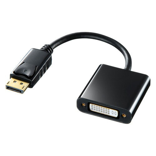 【6/5限定 抽選で100%P還元+10%OFFクーポン】【訳あり 新品】DisplayPort-DVI変換アダプタ AD-DPDVA01 サンワサプライ 箱にキズ 汚れあり