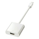 【4/18限定！抽選で100%P還元+全品P5倍】【訳あり 新品】Mini DisplayPort HDMI 4K変換アダプタ AD-MDPPHD01 サンワサプライ ※箱にキズ、汚れあり