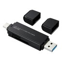 【最大777円OFFクーポン配布中】【訳あり 新品】USB Type Cカードリーダー microSDXC SDXC SDHC SD キャップ付き ADR-3TCMS6BK サンワサプライ ※箱にキズ 汚れあり【ネコポス対応】